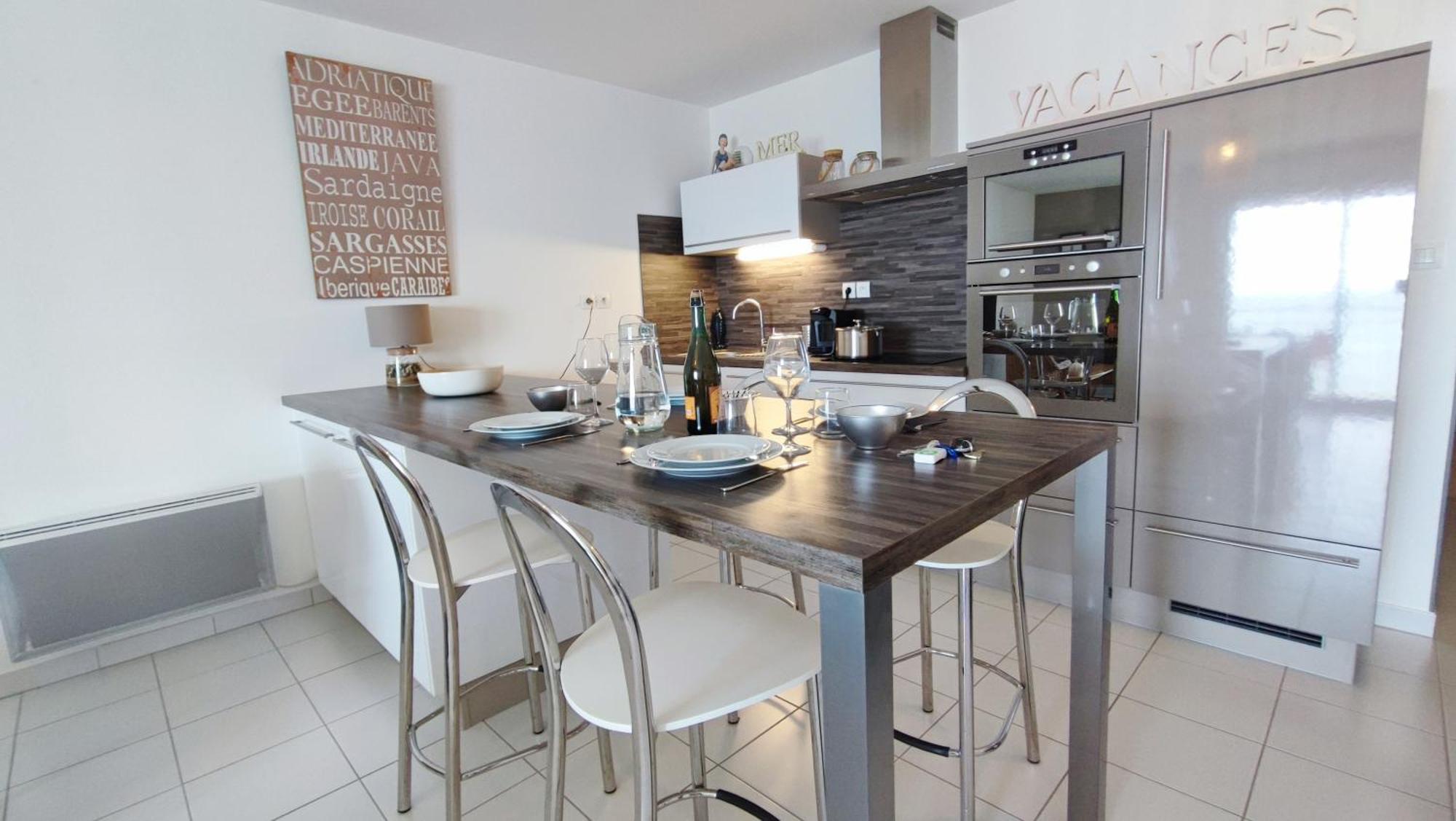 Reve Bleu - Vue Mer Exceptionnelle - Wifi - Draps Et Serviettes Inclus - Balcon Avec Mobilier De Jardin Penmarcʼh المظهر الخارجي الصورة
